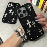 ゴシッククロスグリッターiPhoneケース