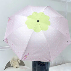 【晴雨兼用】いちごミルキー折りたたみ傘