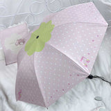 【晴雨兼用】いちごミルキー折りたたみ傘