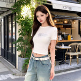 スタースパークリングクロップドTシャツ