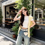 スタースパークリングクロップドTシャツ