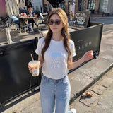 スパンコールシュナウザーTシャツ