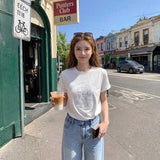 スパンコールシュナウザーTシャツ