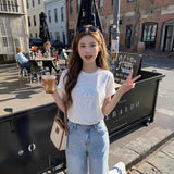 スパンコールシュナウザーTシャツ
