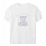 スパンコールシュナウザーTシャツ