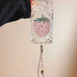 グリッターストロベリーiPhoneケース