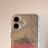 グリッターストロベリーiPhoneケース