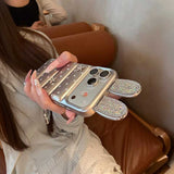 うさ耳シャイニーダウンジャケットiPhoneケース