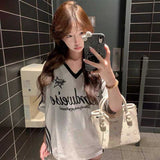 トラックロゴバイカラーユニTシャツ