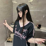 トラックロゴバイカラーユニTシャツ