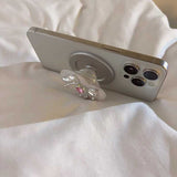 シルバーモチーフスマホグリップ