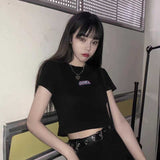 ワンポイントクロップドTシャツ