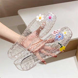 フラワーパーツジェリーサンダル