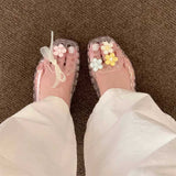 クリアフラワージェリーサンダル