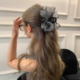 シアードットリボンヘアクリップ