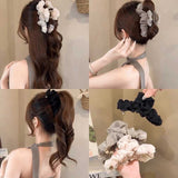 シャーリングシュシュヘアクリップ