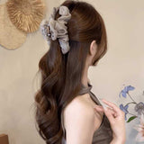 シャーリングシュシュヘアクリップ