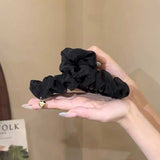 シャーリングシュシュヘアクリップ
