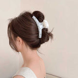 ピンクパターンヘアクリップ2点SET