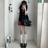 ベーシックニットベスト制服コーデ4点SET