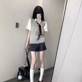 グレーベスト制服コーデ3点SET
