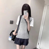 グレーベスト制服コーデ3点SET