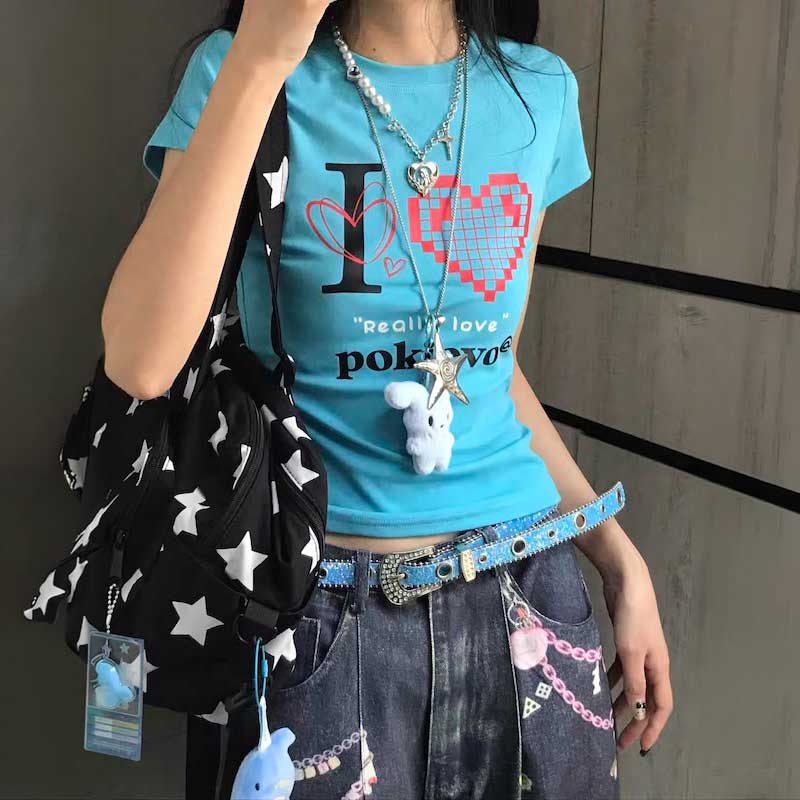 Y2KプリントTシャツ