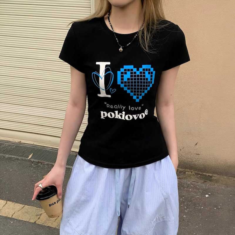 Y2KプリントTシャツ