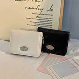 シルバーアクセントレザー財布