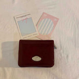 シルバーアクセントレザー財布