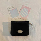 シルバーアクセントレザー財布