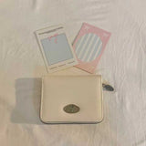 シルバーアクセントレザー財布