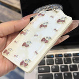 ピンクチェリーパスケース