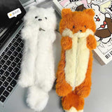 きつねぬいぐるみペンケース