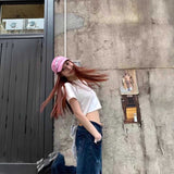 リボンロゴクロップドTシャツ