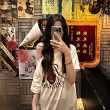 ワンショルダーアメリカンチェリーTシャツ