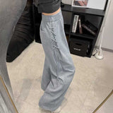 サイドレースアップスウェットパンツ