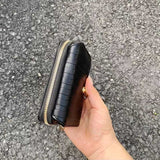 ストライプアクセント財布