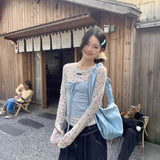 フラワースルーロンT &ブルービスチェSET