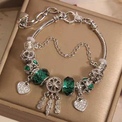 エメラルドグリーンブレスレット