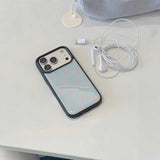 パステルドットスター吸盤iPhoneケース