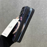 Y2KデニムハートiPhoneケース