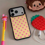 ドットストロベリー吸盤iPhoneケース