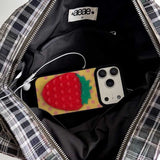 ドットストロベリー吸盤iPhoneケース