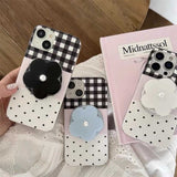 フラワーパターンiPhoneケース