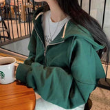 ダブルジップワイドパーカー