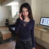 レイヤードカシュクールロンT