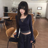 レイヤードカシュクールロンT