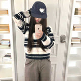 モヘアヴィンテージボーダーポロニット