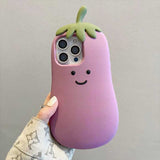 3DシリコンなすびiPhoneケース